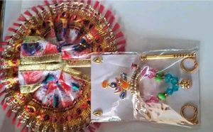 Lord Krishna Dress and Accessories Set