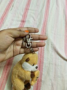 Cute Otter Plush Toy Keychain and mini tumbler lip