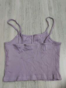 Lavender Ribbed Camisole Top