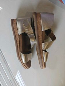 Stylish Gold Sandals