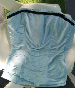 Light Blue Corset Top
