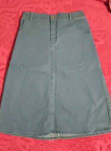 Classic Denim A-Line Skirt