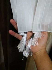 Black &amp; White Scarves - Set of 2