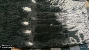Elegant Black &amp; White Embroidered Kurti
