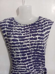 Women's Sleeveless Print Sheath Dress