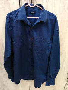 Men's Peter England Blue Shirt