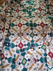 anarkali Kurta with Mirror Work