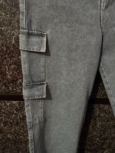 Grey Cargo Jeans