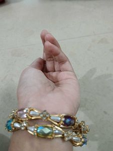 Designer Beaded Bangles Set