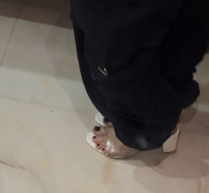 White Transparent Block Heels 🪽🤍