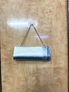 beautiful silver clutch