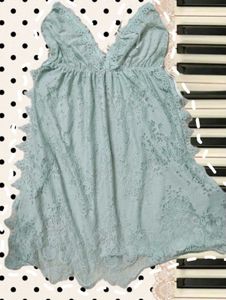 🩵 Blue Lace Babydoll Cami