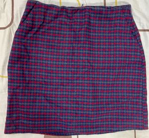 Houndstooth Mini Skirt