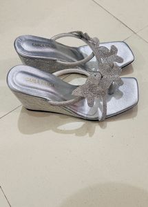 Silver Butterfly Wedges