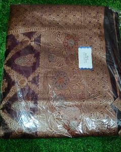 Elegant Purple Silk Saree