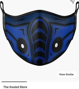 4 NEW Face Masks(3 Layered) + 1 Full Head Cover