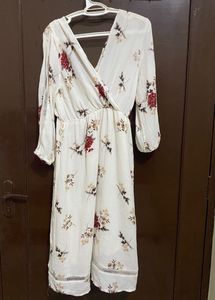 White Floral Dress