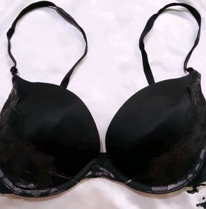 Black Lace Bra
