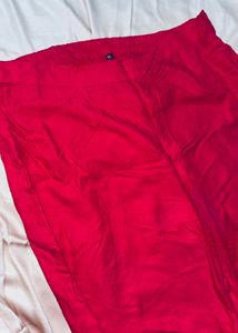 Red Embroidered kurti n pant