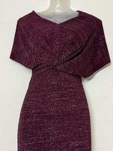 Pintresty Glitter designer party wear one piece