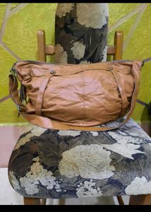 Brown Leather Hobo Bag