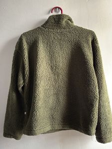 Green Fleece Pullover Jacket size -s