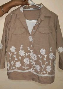 Floral Embroidered Top