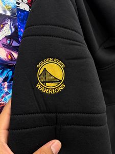 NBA Black Zip-Up Hoodie Jacket