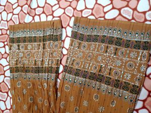 Palazzo Pant With Pleated Pattern