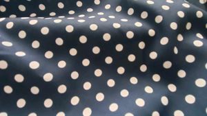 Polka Dot Mini Skirt with Ruffle Detail