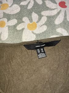 Olive Green Casual Top