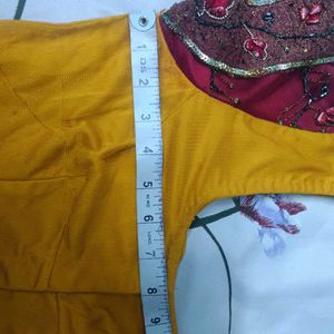 Embroidered Sari with Blouse