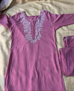 Embroidered Kurta Set