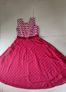 Chic Chevron Print Dress