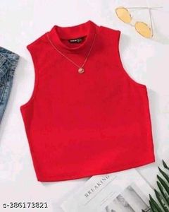 Sleek Black Sleeveless Mock Neck Top