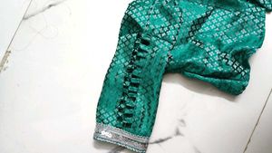Elegant Green Ethnic Skirt