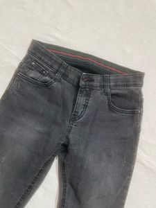 Stylish Grey Flared Jeans