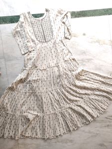 Pure Cotton New Long Frock