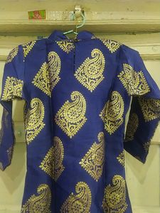 Indian Style| Straight Navy Blue Kurti| Mandala