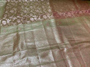 Elegant Silk Saree golden brown