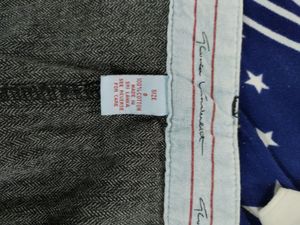 Gloria Vanderbilt Dark Grey Cotton Denim Skirt