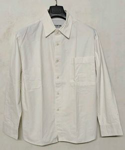 Men's Classic White Button-Down Shirt