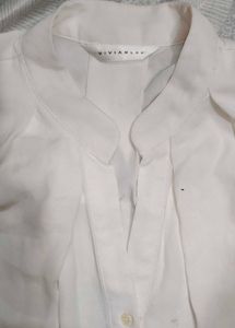 Classic White Button-Up shirt
