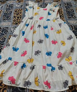 Cute Butterfly Print Dress