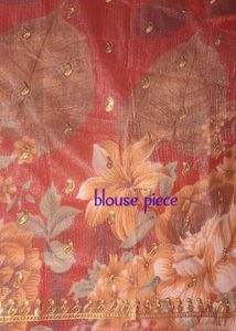 Net embroidery elegance Saree