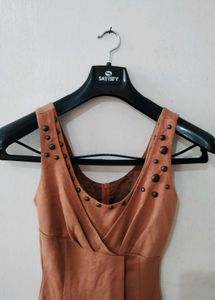 Studded Wrap Dress