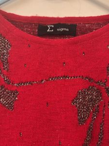 Red Blouse Woolen