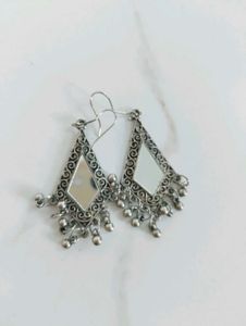 Boho Mirror Dangle Earrings