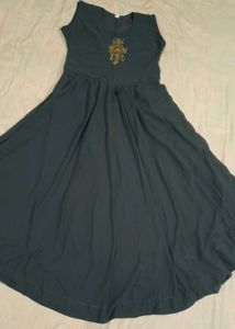 Elegant Grey Ethnic Gown
