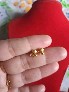 Gold Stud Earrings